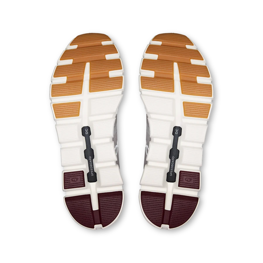 Cloud 6 Versa coloris Silver | Maroon — vue 3