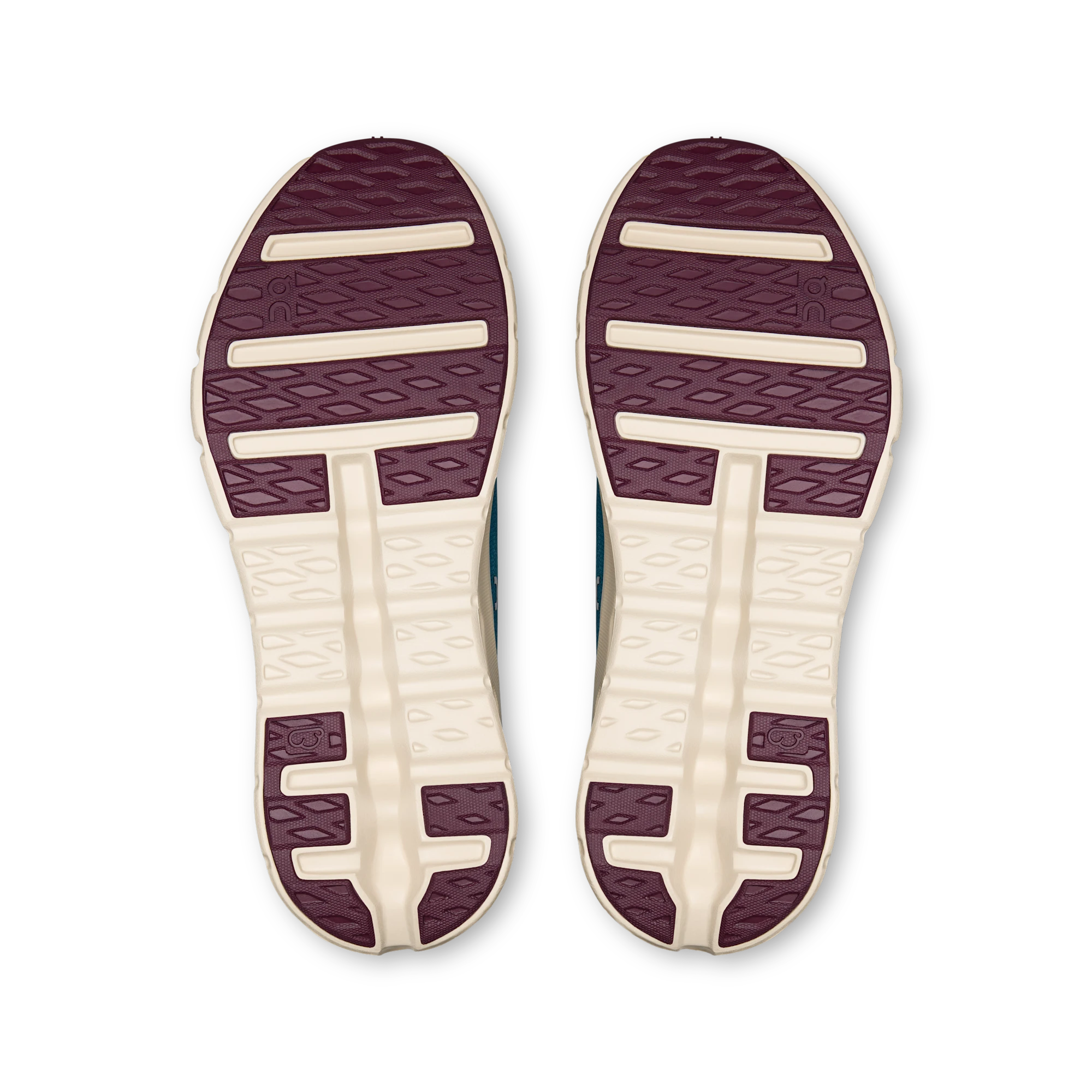Cloudtilt Hi LOEWE coloris Teal | Oatmeal | Burgundy — vue 3
